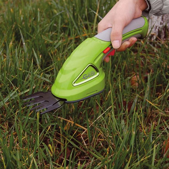 Garden Gear 3.6V Cordless Lithium-ion Trimming Shears with extension handle